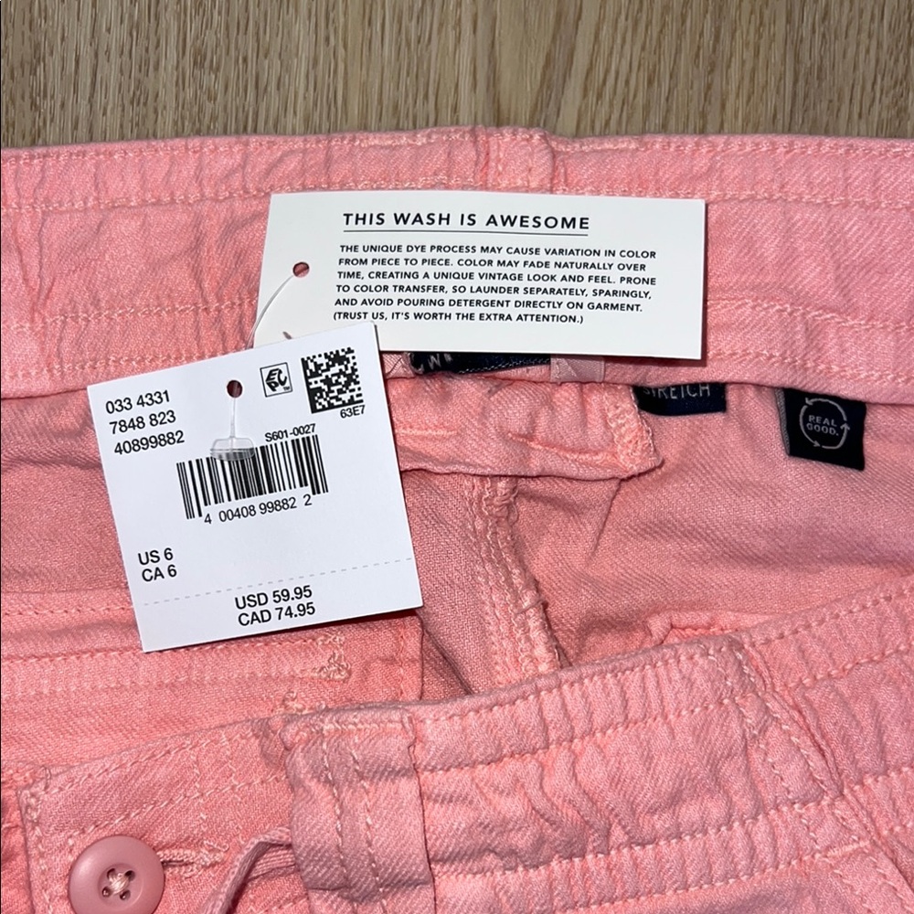 NWT - American Eagle Outfitters High Waist Pink Shorts - Picture 8 of 9
